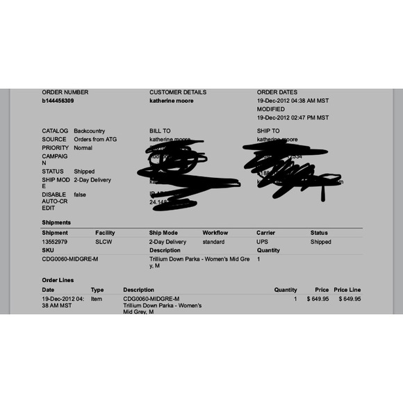 Women’s Grey Canada Goose Trillium parka - Picture 8 of 8